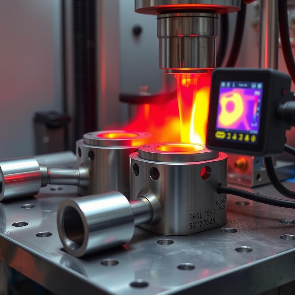 Temperature resistance testing of stainless steel parts