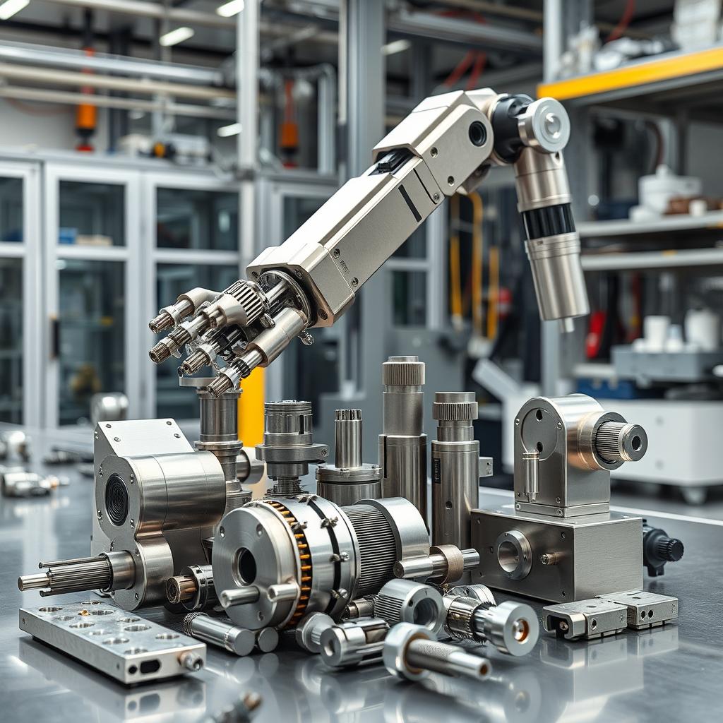 Robotics and automation stainless steel components