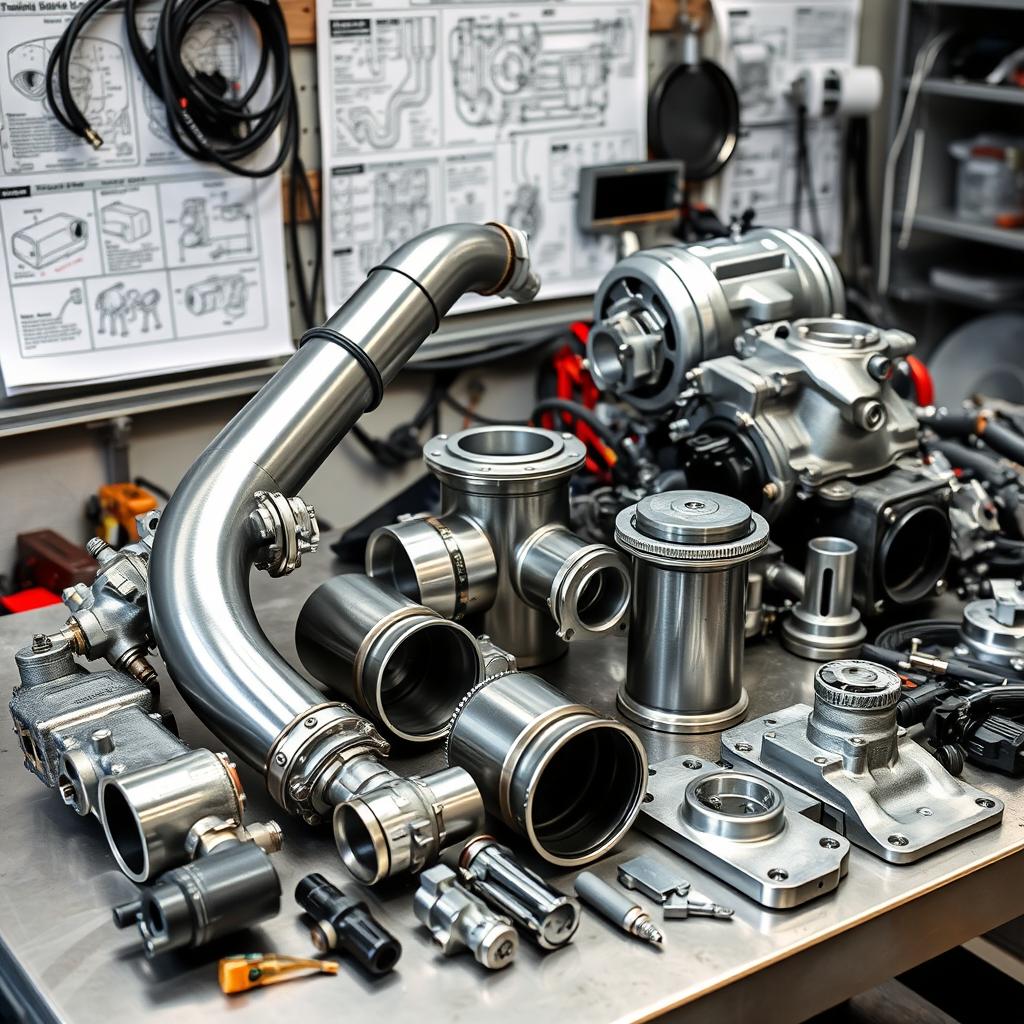 Automotive stainless steel parts machined with CNC precision