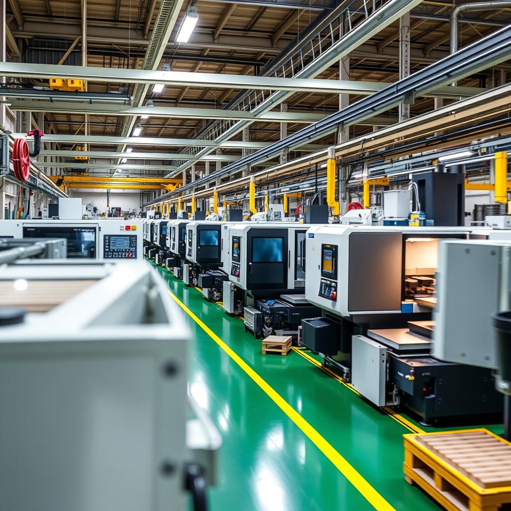 Efficient production line for quick turnaround of custom brass parts