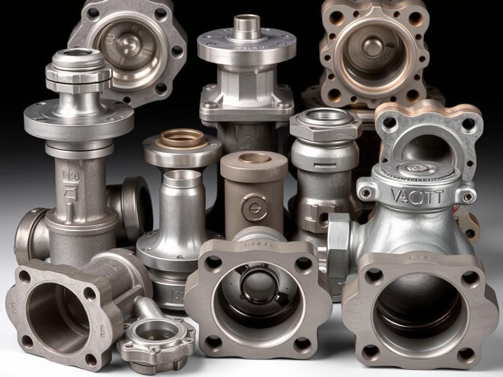 Precision hydraulic system components made from custom cast iron