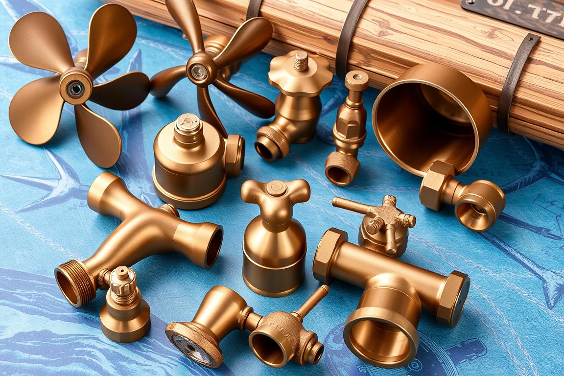 Marine-grade bronze components manufactured by Richconn