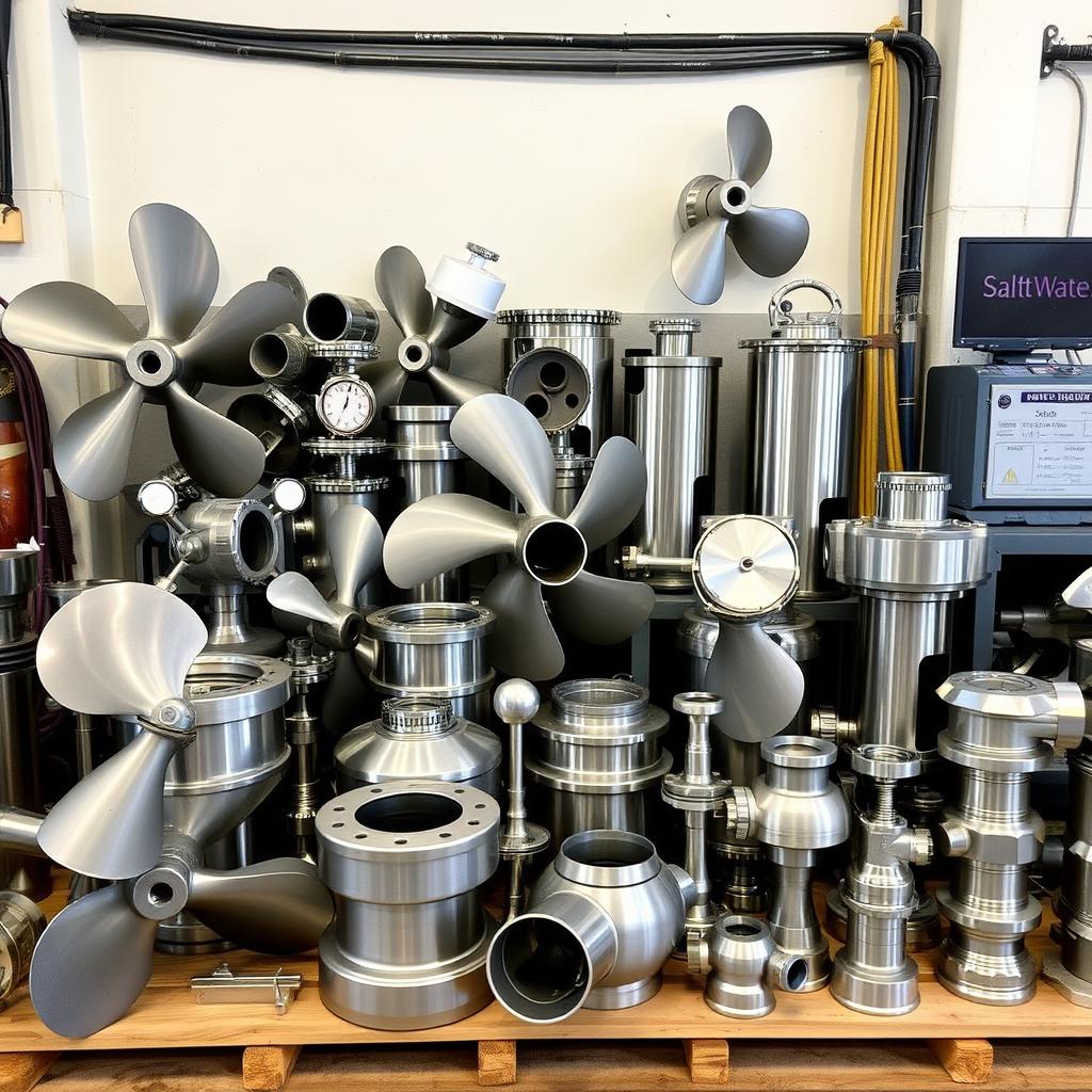 Marine industry stainless steel components
