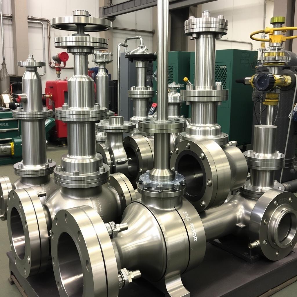 Oil and gas industry stainless steel machined components