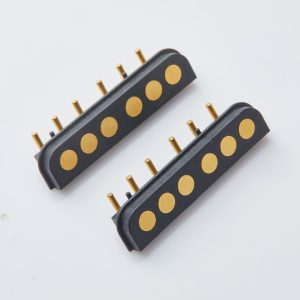 Shared power bank charging base magnetic pogo pins